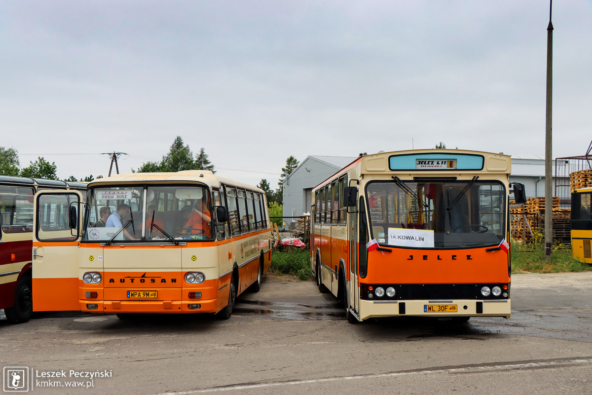 Jelcz i autosan - dwa autobusy w pomarańczowych barwach PKS