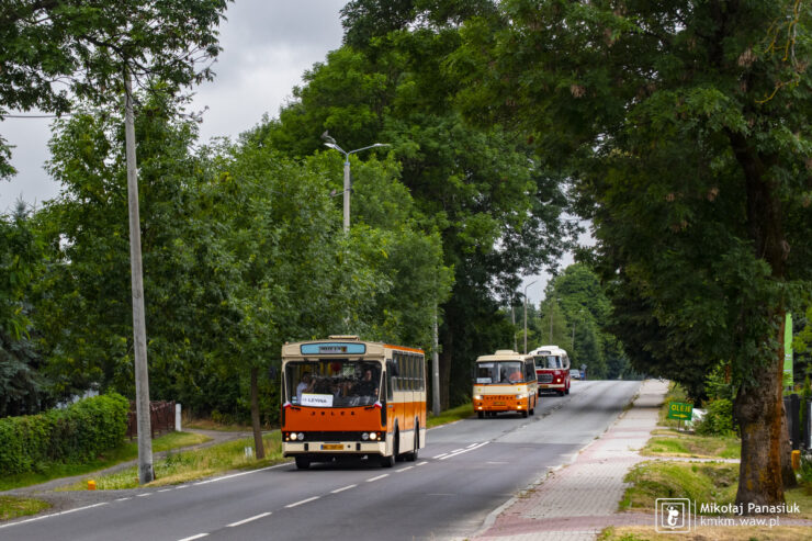 Autobusy obsługujące drugą wycieczkę śladami dawnych linii MPK