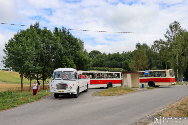 Autobusy obsługujące trzecią wycieczkę śladami dawnych linii MPK