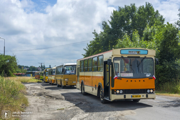 Autobusy wyjeżdżają na paradę zabytkowych pojazdów