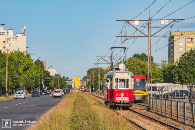 Berlinka nr 445 jako linia D na ul. Broniewskiego